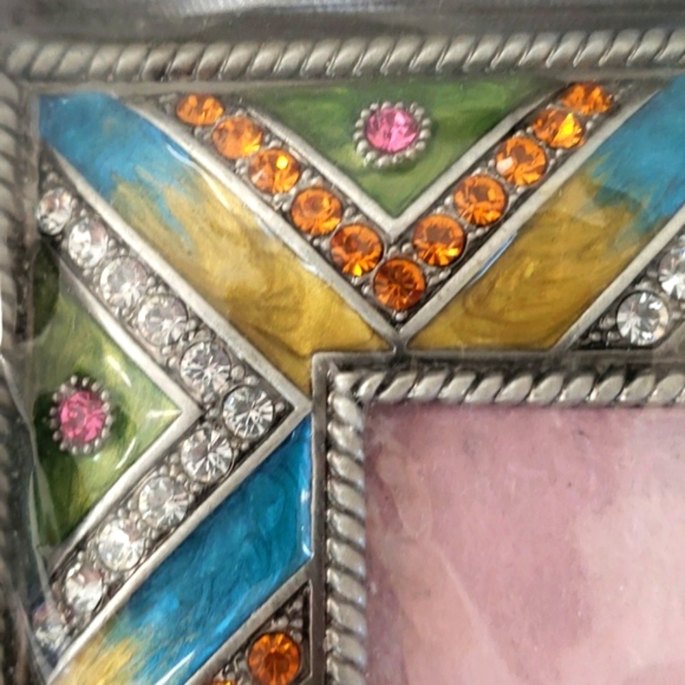 Dazzlers Keepsake Collection Rhinestone 9" x 11"  bedazzled picture frame.